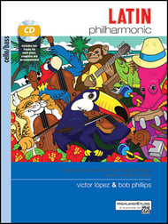 Latin Philharmonic Cello/String Bass string method book cover Thumbnail